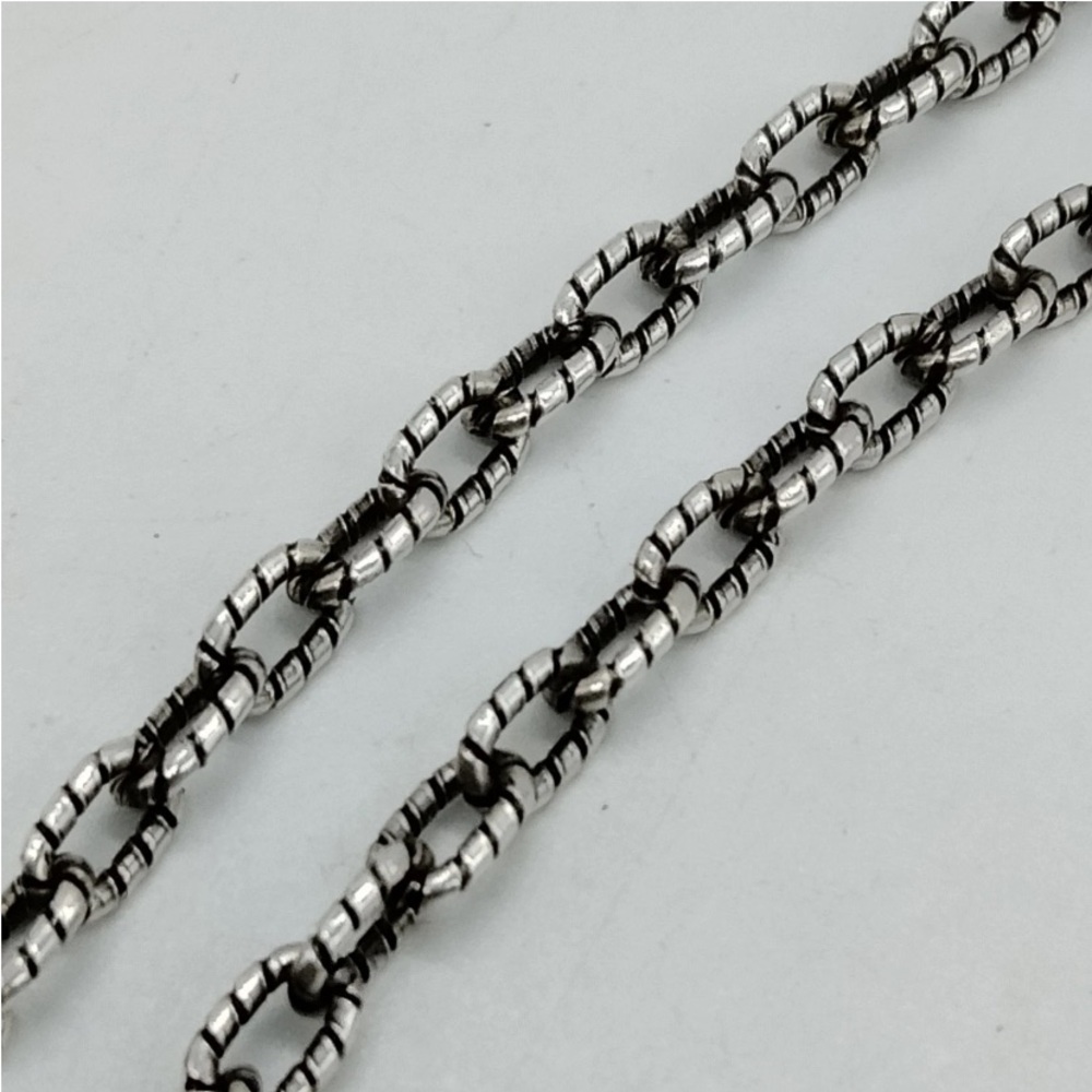 Gucci GG 925 Sterling Silver Necklace GG Interlocking Pendant Authentic - Picture 3 of 10